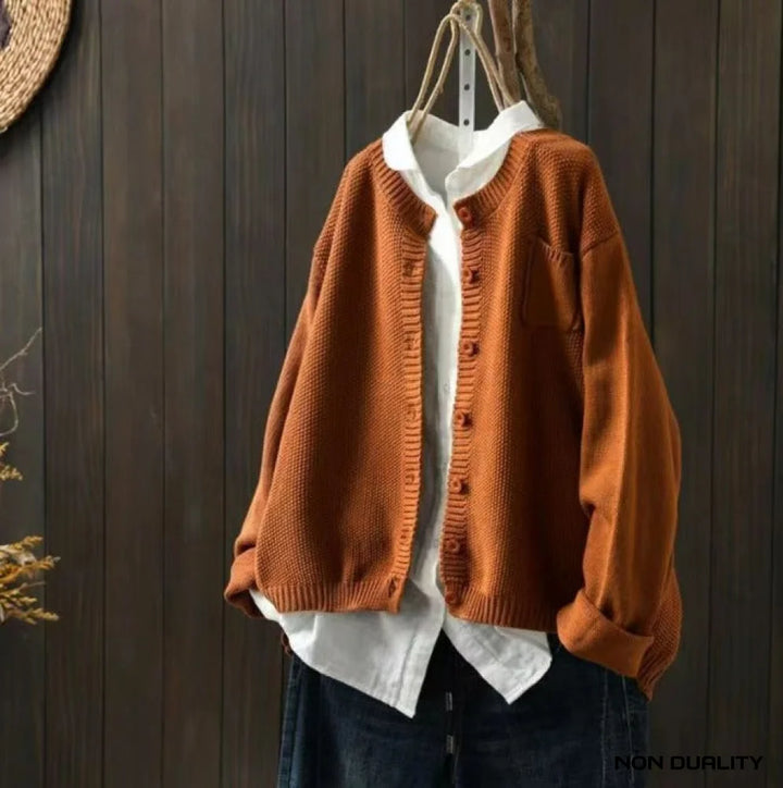 Non Duality | Fresh Knit Cardigan Orange (Almost Sold Out) / S