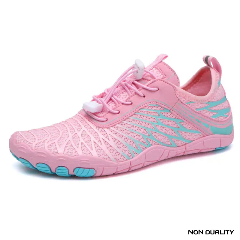 Non Duality | Barefoot Stepper Roze Turquoise / 36