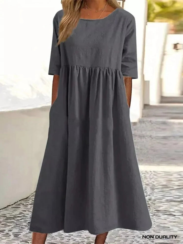 Non Duality | Casual Maxi Dress Grijs / S