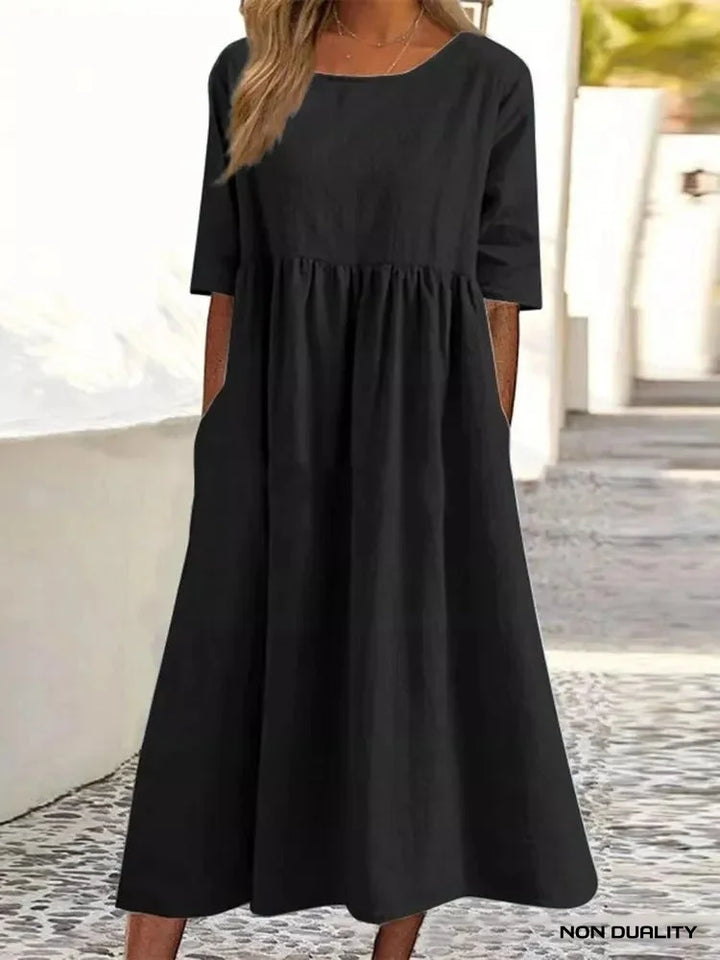 Non Duality | Casual Maxi Dress Zwart / S