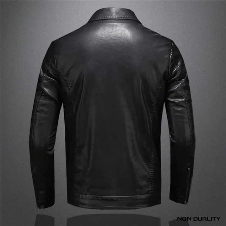 Non Duality | Classic Biker Leather Jacket