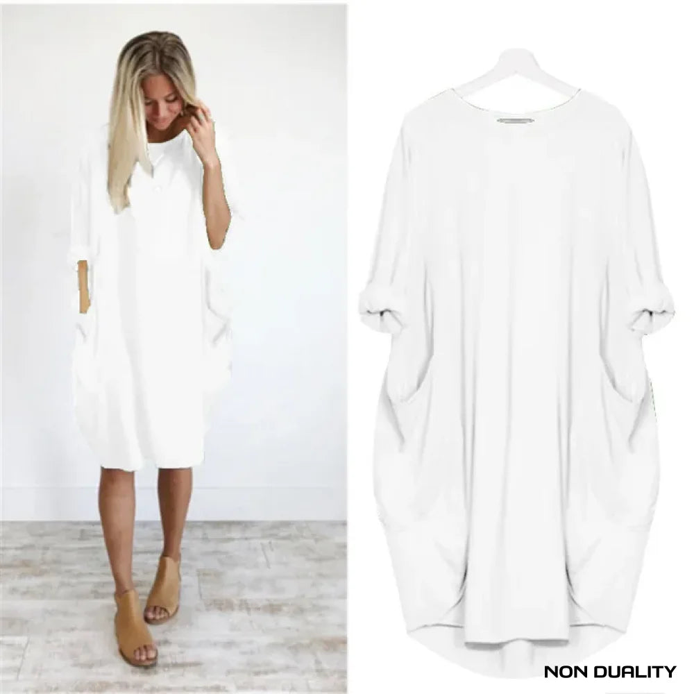 Non Duality | Comfy Pocket Dress Wit / S Dress