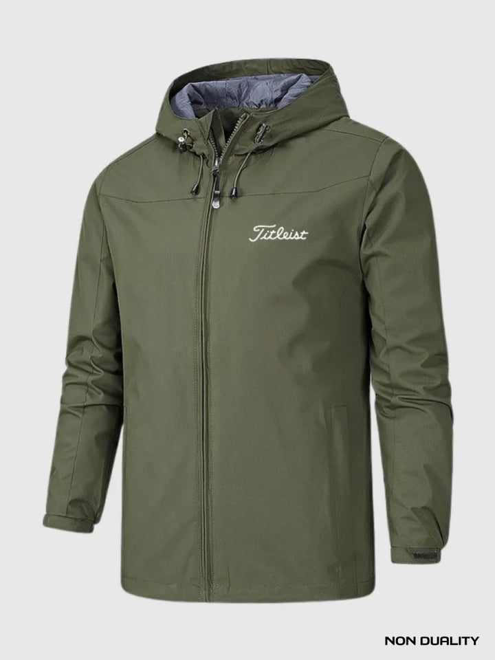 Non Duality X Titleist Waterproof Jacket Green / S