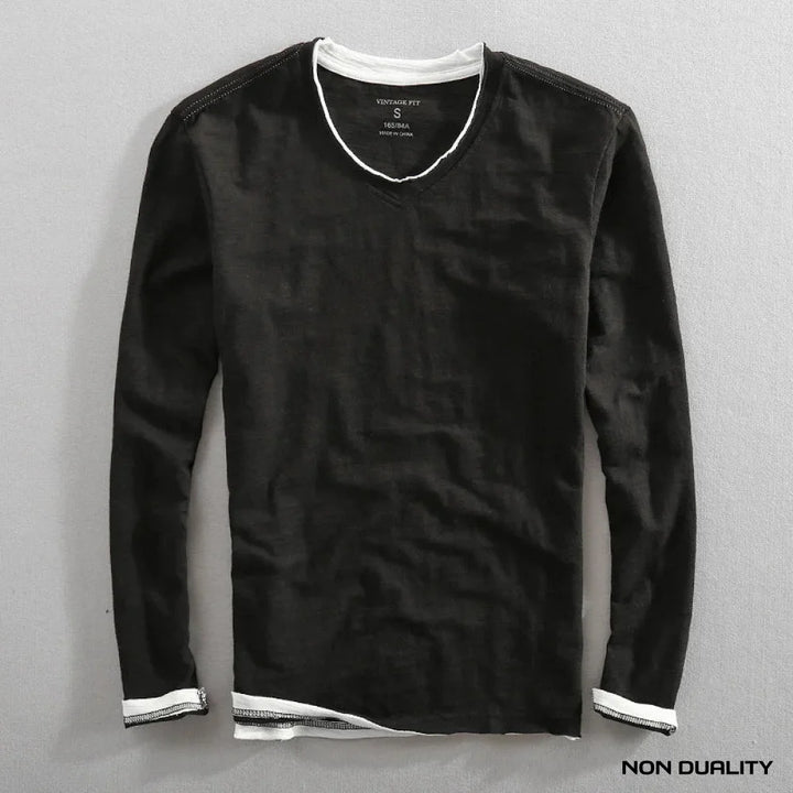 Non Duality | Contrast Edge Shirt Zwart / S (Nog 1 Op Voorraad)