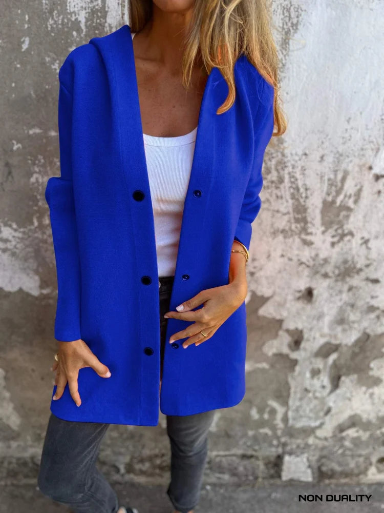 Non Duality | Cosy Cardigan Coat Blauw / S (Nog 1 Op Voorraad)