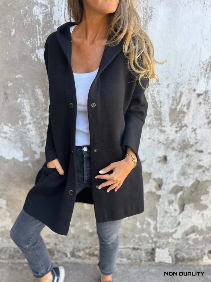 Non Duality | Cosy Cardigan Coat Zwart / S (Nog 1 Op Voorraad)