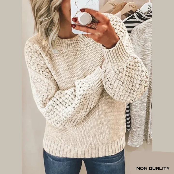 Non Duality | Cozy Knits Sweater Beige / S Shirts & Tops