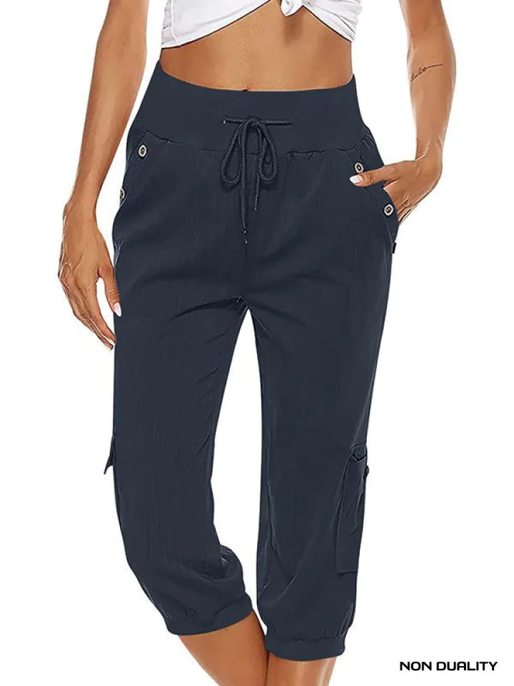 Diana - Relaxte Broek Donker Blauw / S