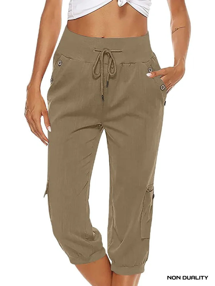 Diana - Relaxte Broek Khaki / S