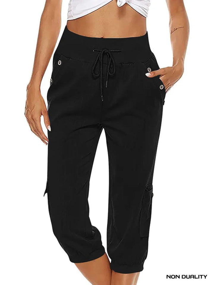 Diana - Relaxte Broek Zwart / S