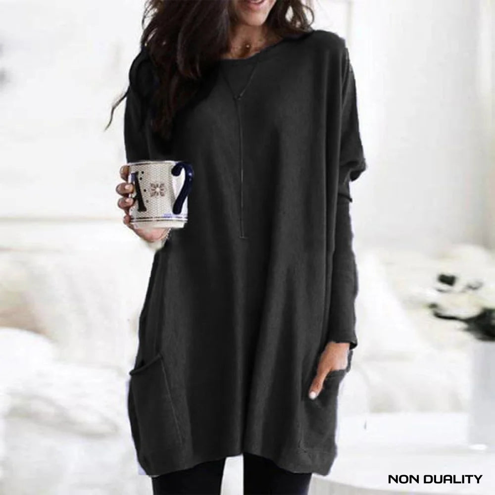 Non Duality | Soft Knit Lounge Top Black / S