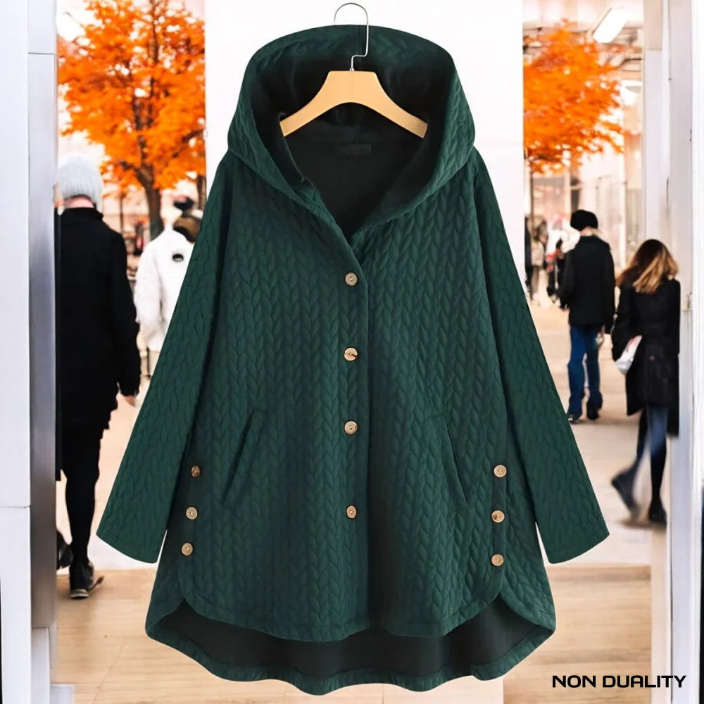 Non Duality | Cozy Quilted Winter Jacket Green / S