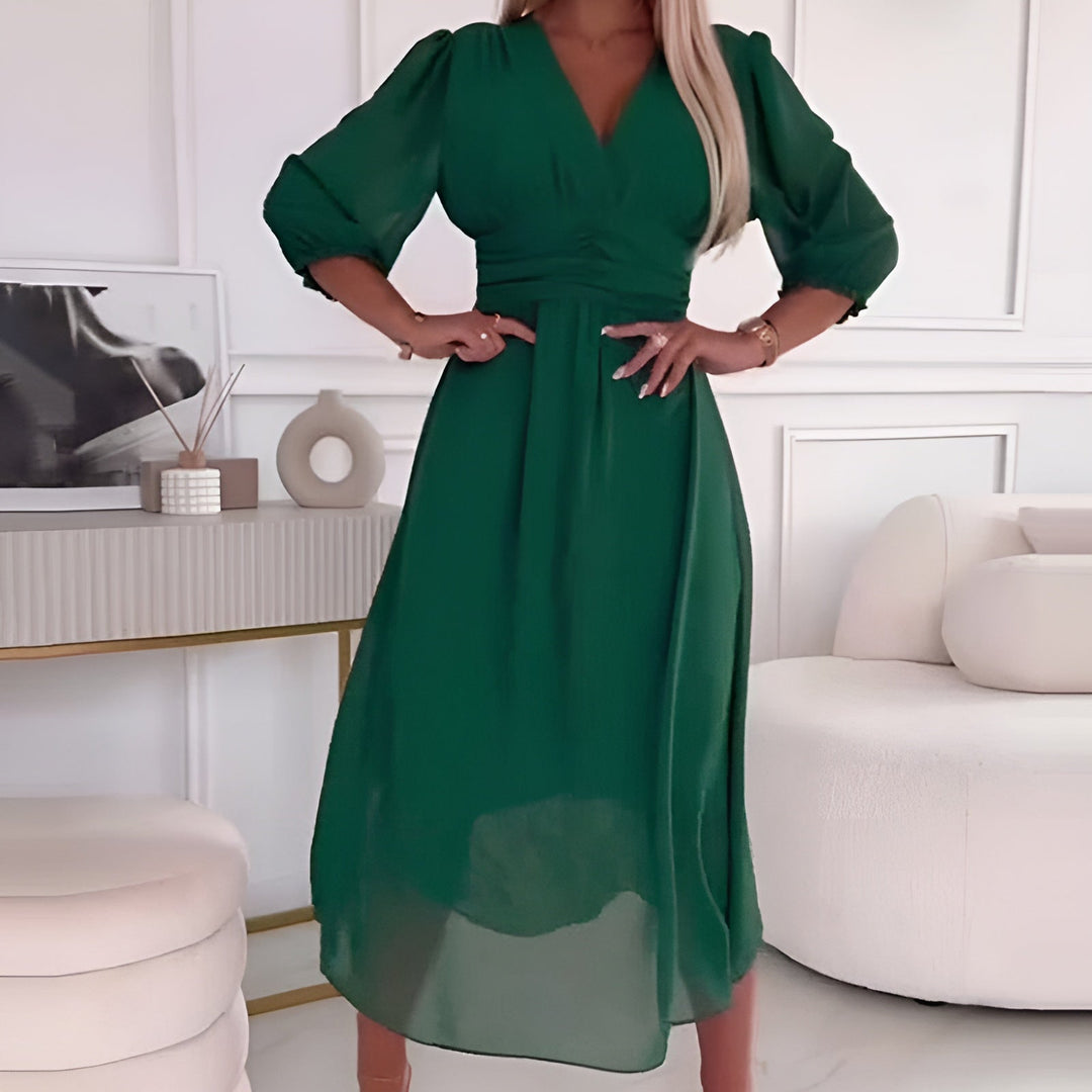 Isla™ | Light Silky Chiffon Dress