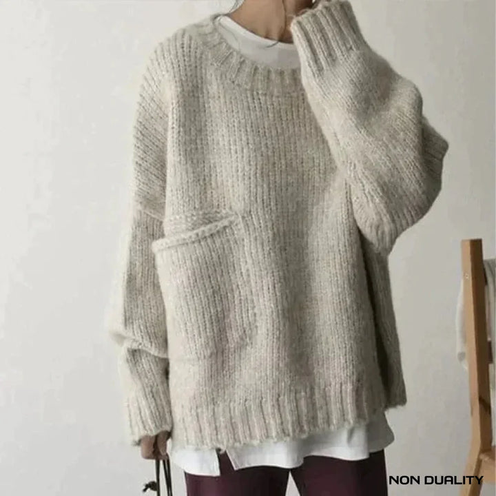 Non Duality | Cozy Oversized Knit Sweater S