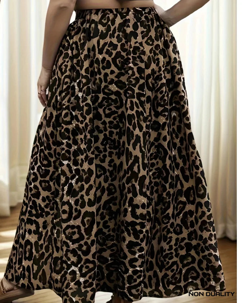 Non Duality | Leopard Plussize Rok