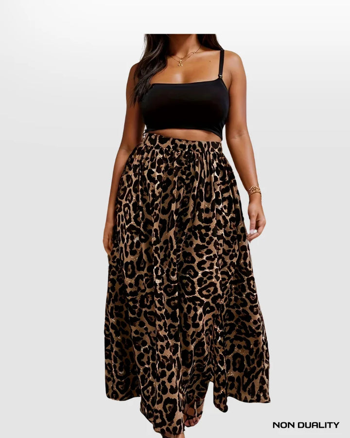 Non Duality | Leopard Plussize Rok