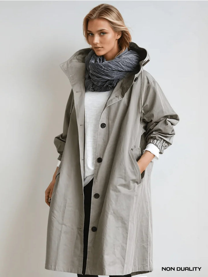 Non Duality | Water Repellent Trench Coat Gray / S