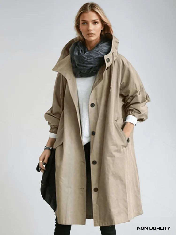 Non Duality | Water Repellent Trench Coat Brown / S