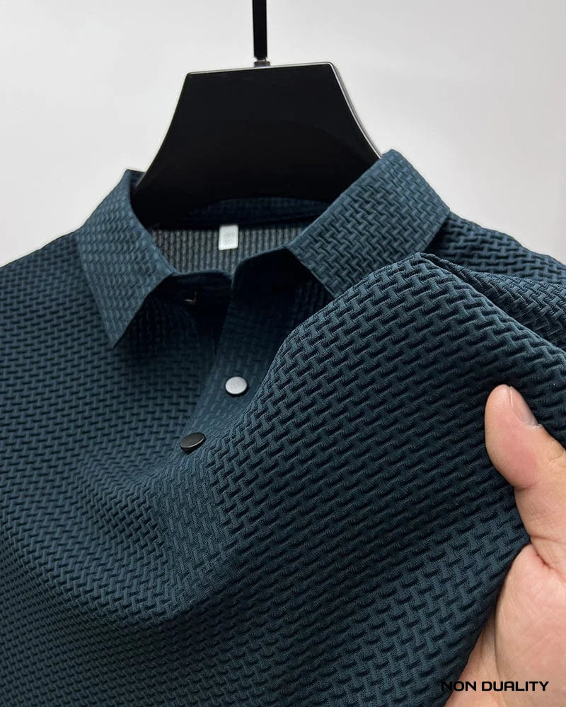 Non Duality | Luxe Polo Marineblauw / S