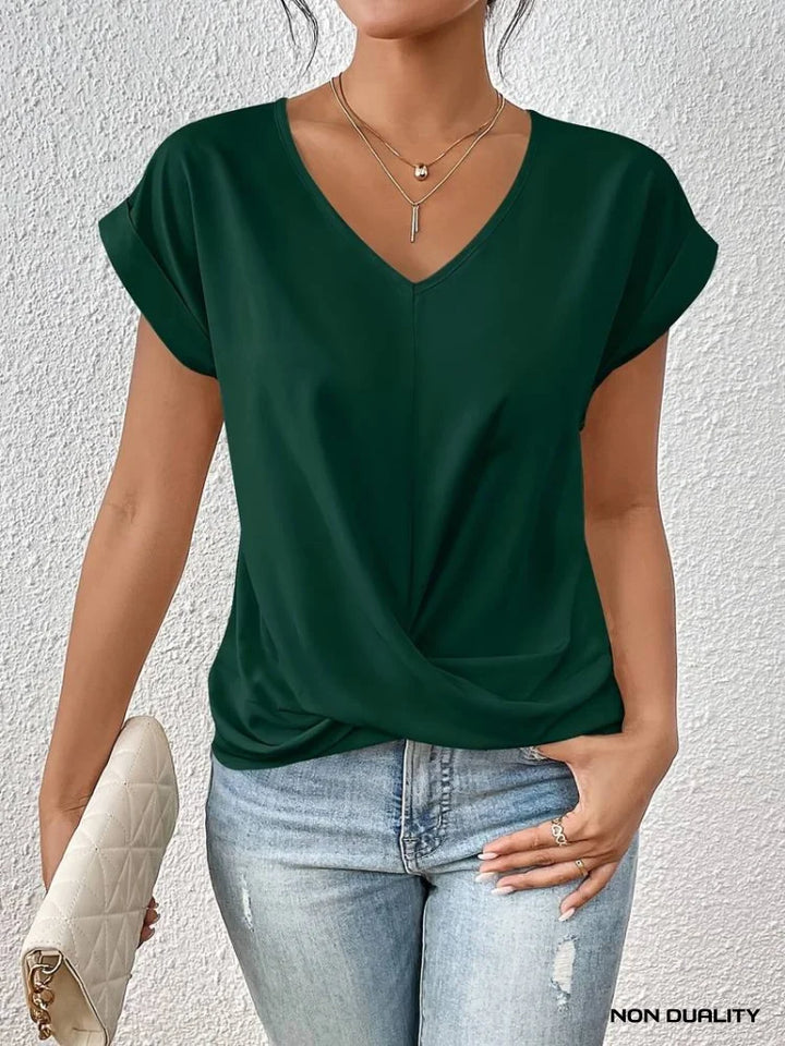 Non Duality | Soft Whisper Top Groen / M Damenbekleidung