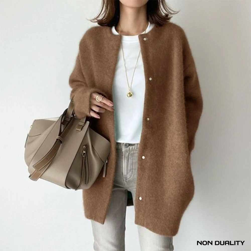 Non Duality | Soft Wool Cardigan Karamel / Xs