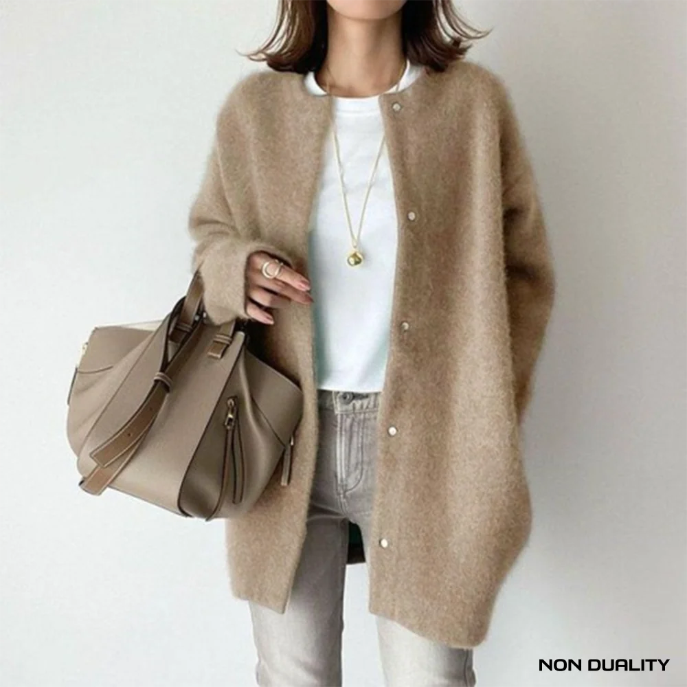 Non Duality | Soft Wool Cardigan Khaki / Xs