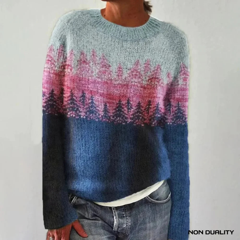 Non Duality | Fair Isle Sweater Pink / S Clothing