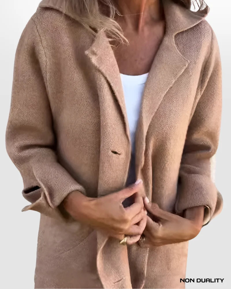 Non Duality | Textured Button Coat