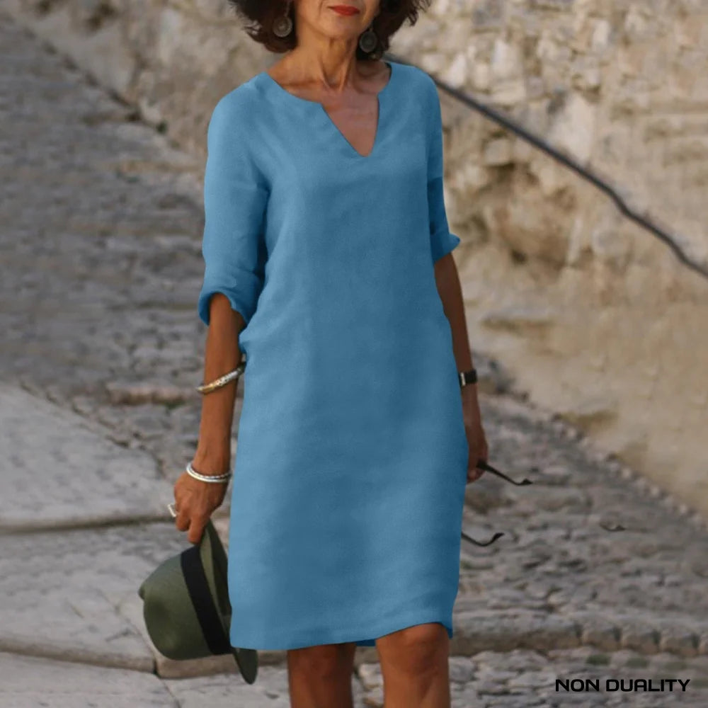 Non Duality | Timeless Elegance Dress Blauw / S