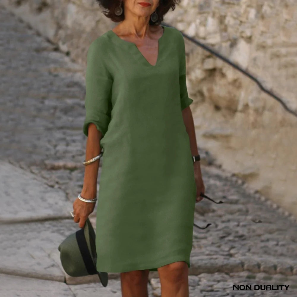 Non Duality | Timeless Elegance Dress Groen / S