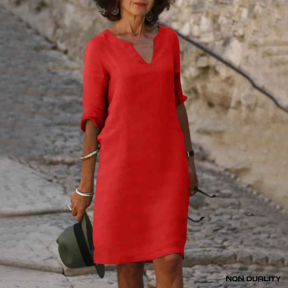 Non Duality | Timeless Elegance Dress Rood / S