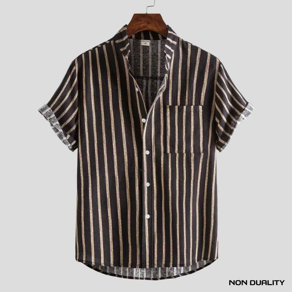 Non Duality | Wildwood Shirt Midnight Stripe / M T-Shirts